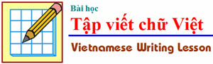 tập viết chữ Việt